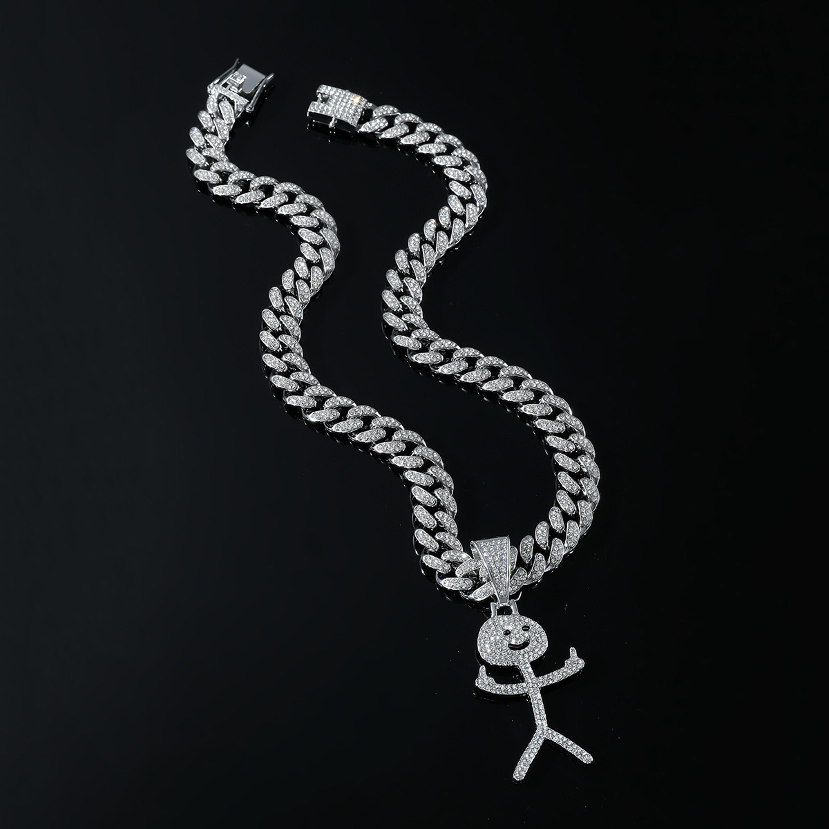 Hip Hop Zeichentrickfigur Legierung Männer Halskette Mit Anhänger display picture 6