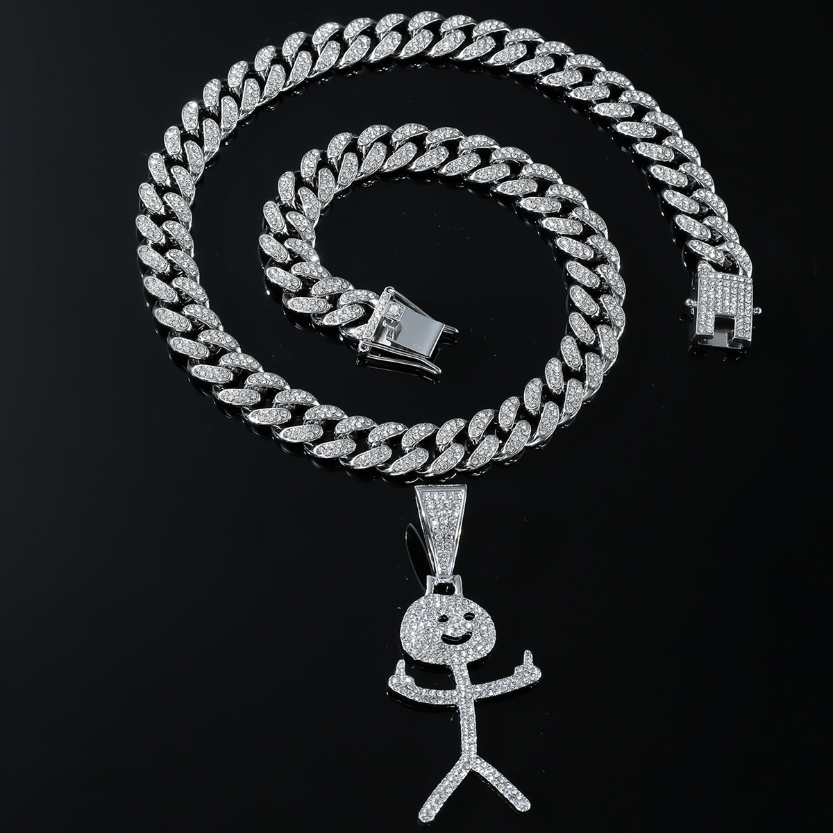 Hip-hop Cartoon Character Alloy Men's Pendant Necklace display picture 7