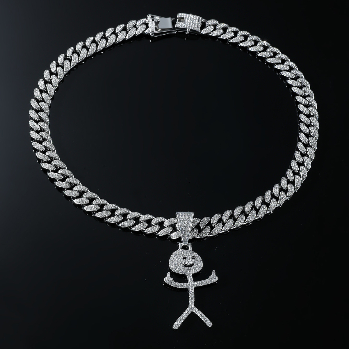 Hip-hop Cartoon Character Alloy Men's Pendant Necklace display picture 8