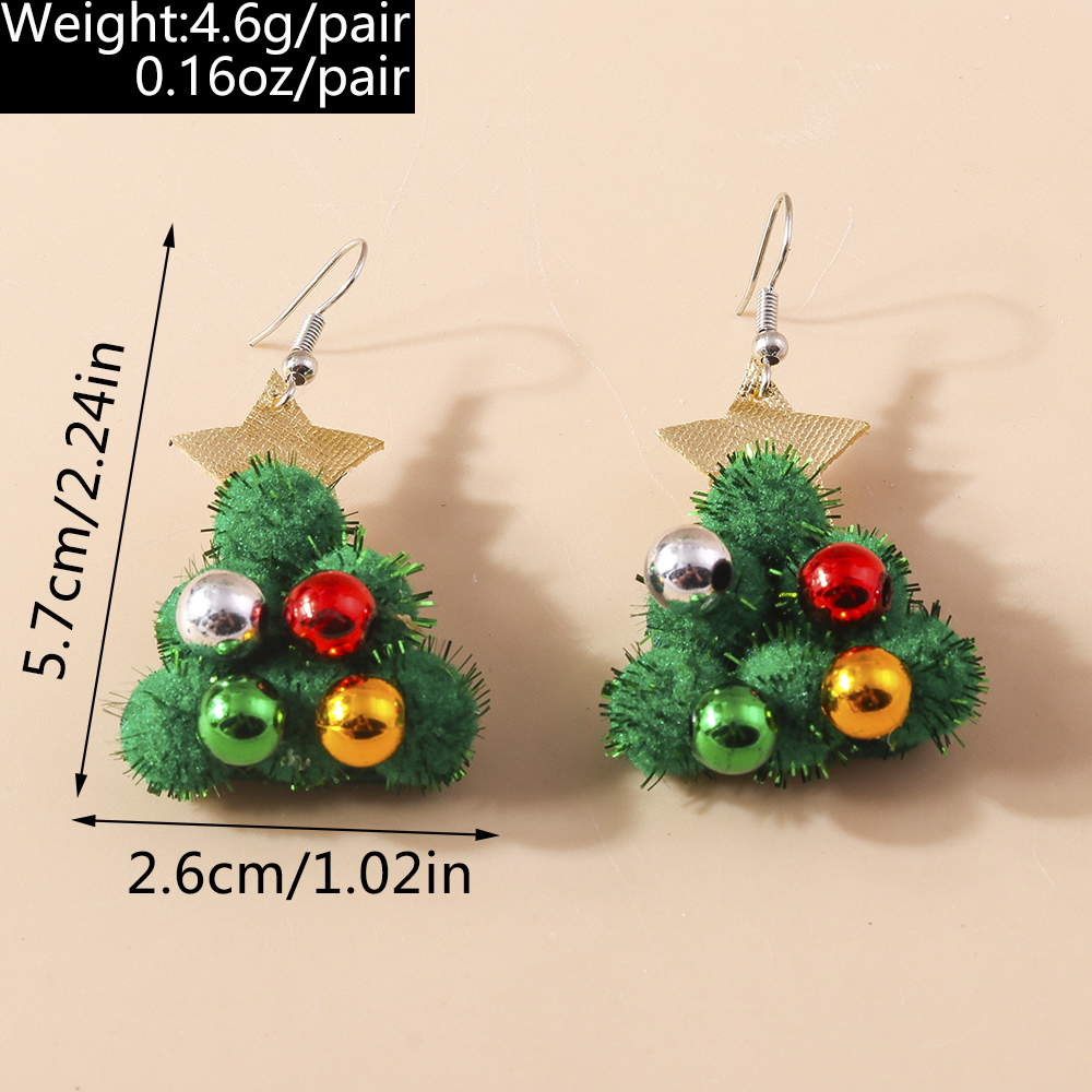 1 Pair Cute Santa Claus Zinc Alloy Drop Earrings display picture 13