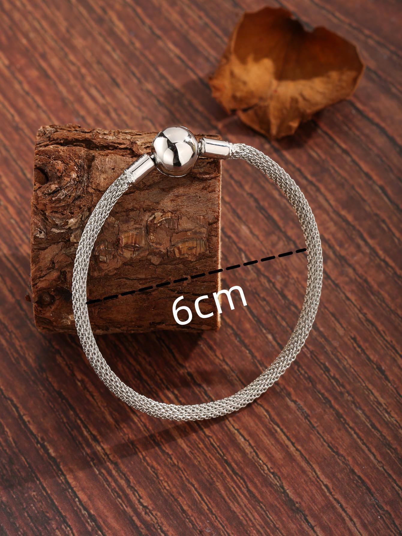 Modern Style Simple Style Commute Round Copper Plating Wristband display picture 5