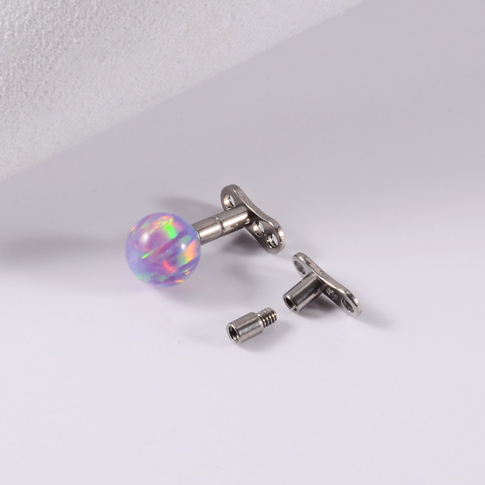 Simple Style Solid Color G23 Titanium Lip Stud display picture 10