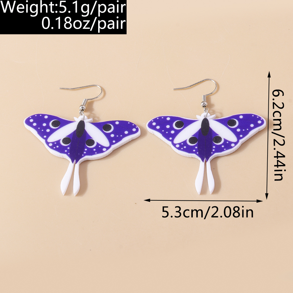 1 Pair Cute Dinosaur Printing Zinc Alloy Drop Earrings display picture 1