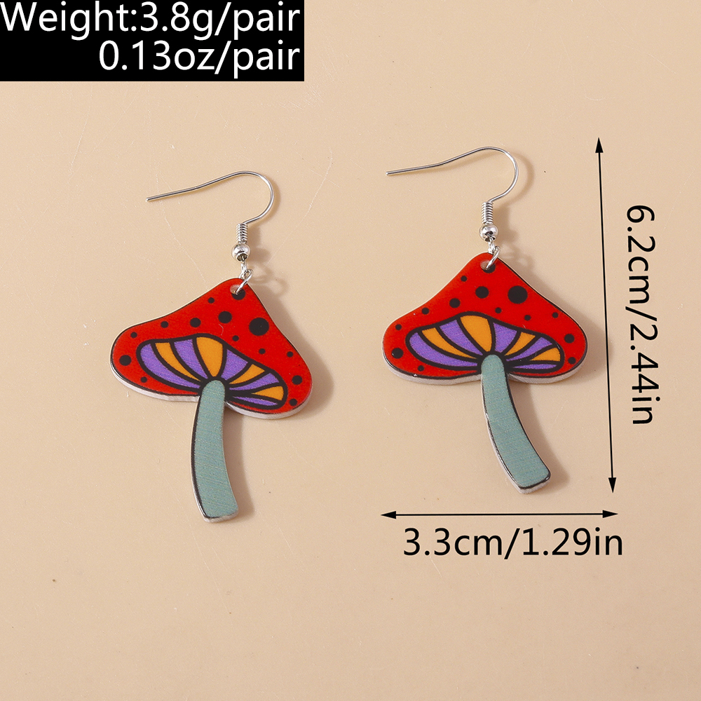 1 Pair Cute Dinosaur Printing Zinc Alloy Drop Earrings display picture 4