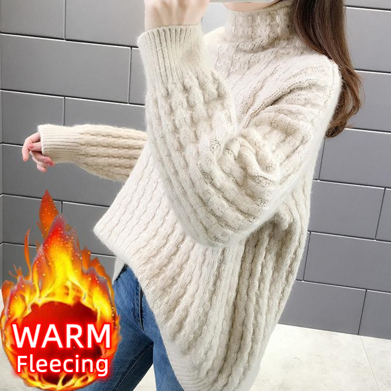 Women's Sweater Long Sleeve Sweaters & Cardigans Knitted Casual Solid Color display picture 7