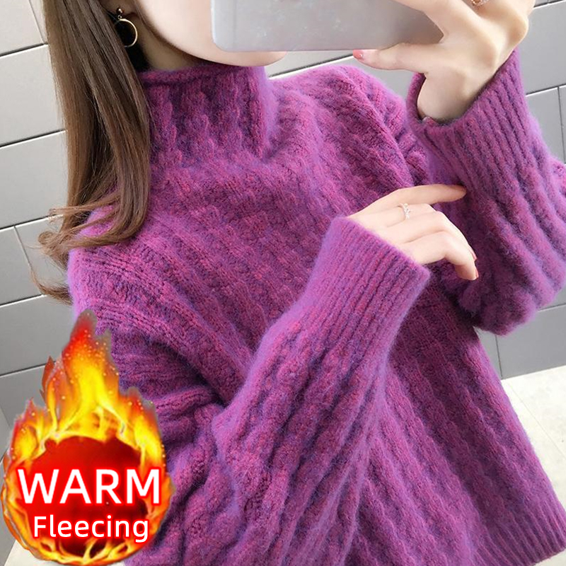 Women's Sweater Long Sleeve Sweaters & Cardigans Knitted Casual Solid Color display picture 6