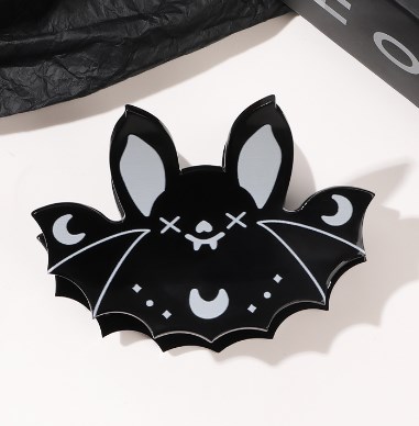 Simple Style Pumpkin Bat Butterfly Plastic Resin Hair Claws display picture 3