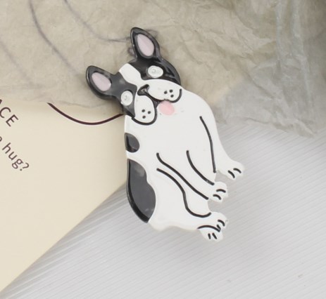 Cute Dog Acetic Acid Sheets Hair Clip display picture 2