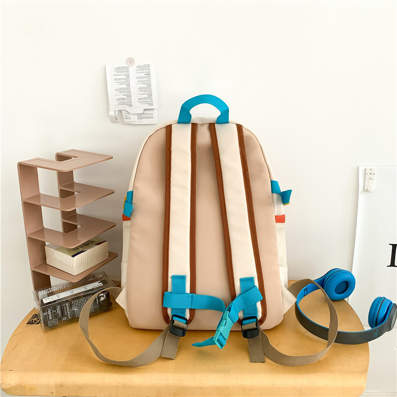 Color Block Casual Holiday School Women's Backpack display picture 2