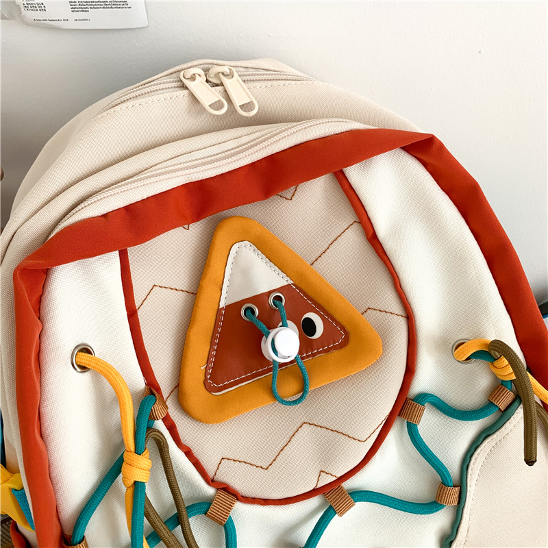 Color Block Casual Holiday School Women's Backpack display picture 6
