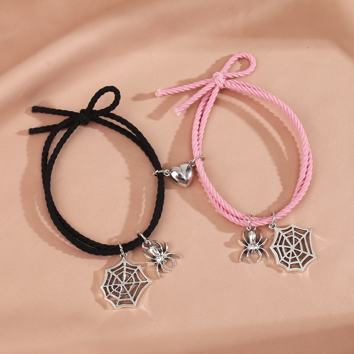 Simple Style Spider Rope Handmade Couple Bracelets display picture 2