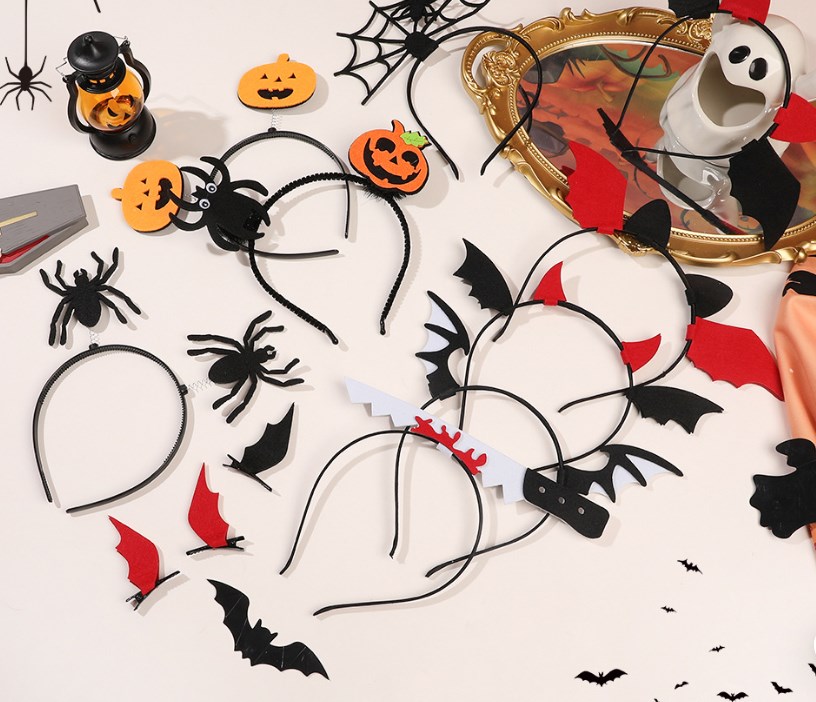 Funny Animal Pumpkin Ghost Plastic Resin Hair Clip Hair Band display picture 4