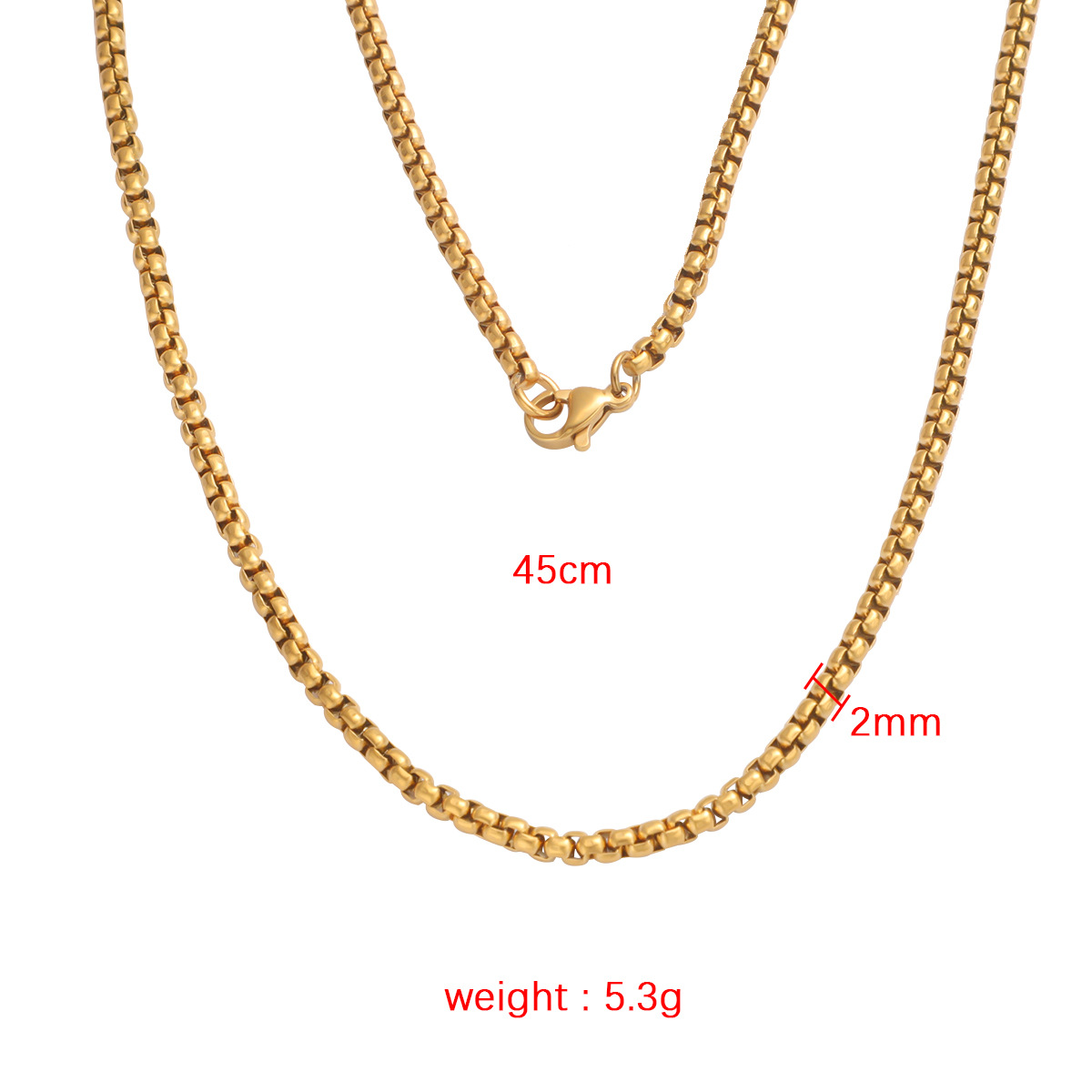 Simple Style Geometric Stainless Steel Plating None 18K Gold Plated Jewelry Accessories display picture 10