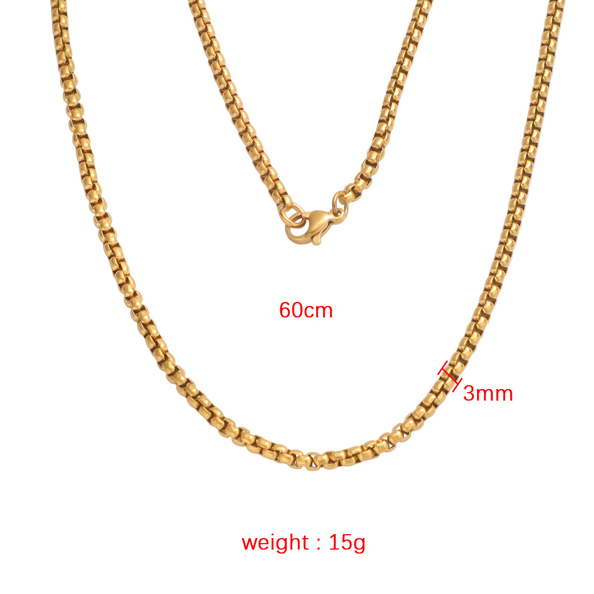 Simple Style Geometric Stainless Steel Plating None 18K Gold Plated Jewelry Accessories display picture 8