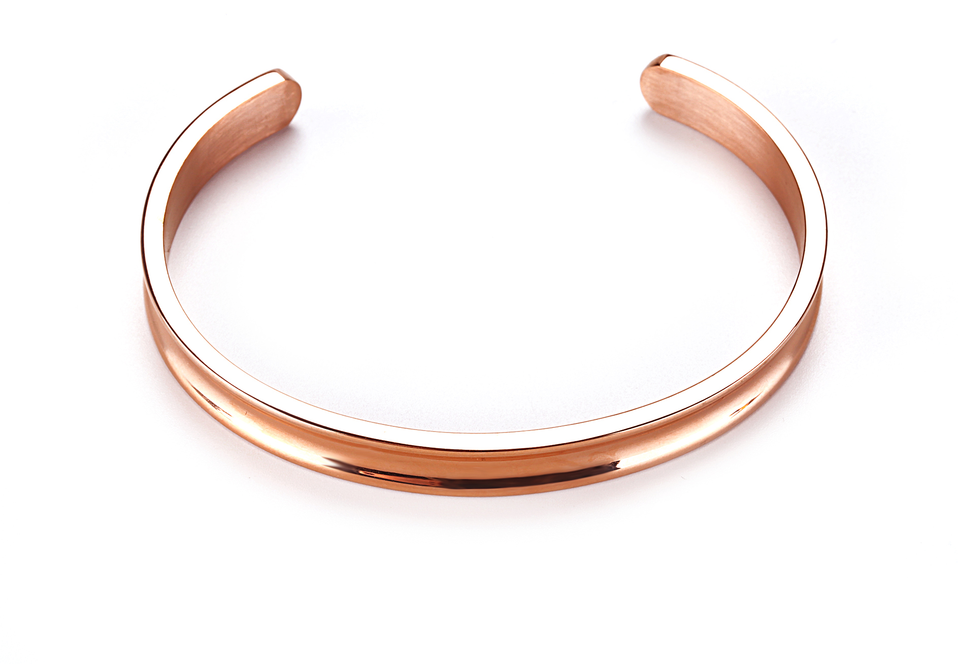 Wholesale Simple Style Letter Stainless Steel Plating Rose Gold Plated Bangle display picture 5