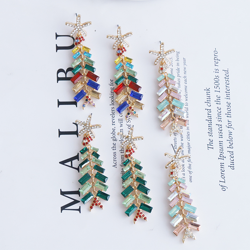 1 Pair Classical Ethnic Style Leaf Leaves Tassel Plating Inlay Alloy Artificial Gemstones Gold Plated Drop Earrings display picture 15