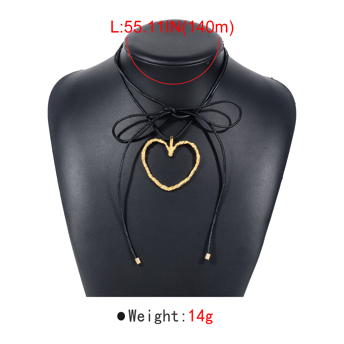 Modern Style Simple Style Heart Shape Alloy Women's Necklace display picture 2