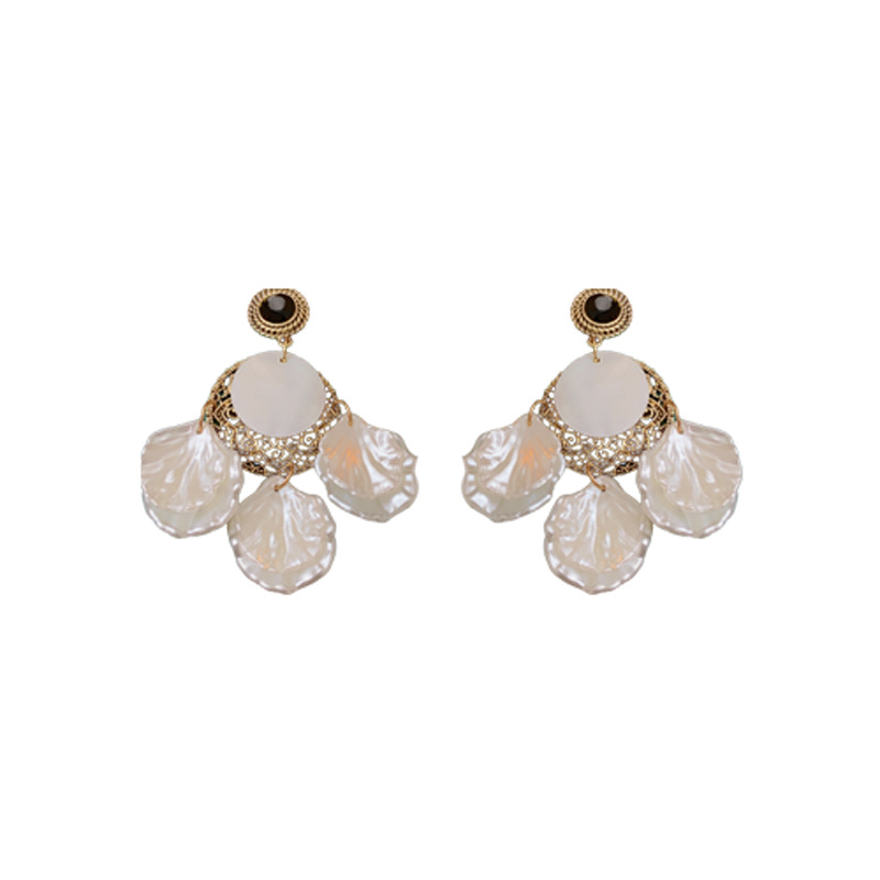 1 Pair Casual Elegant Round Alloy Drop Earrings display picture 5