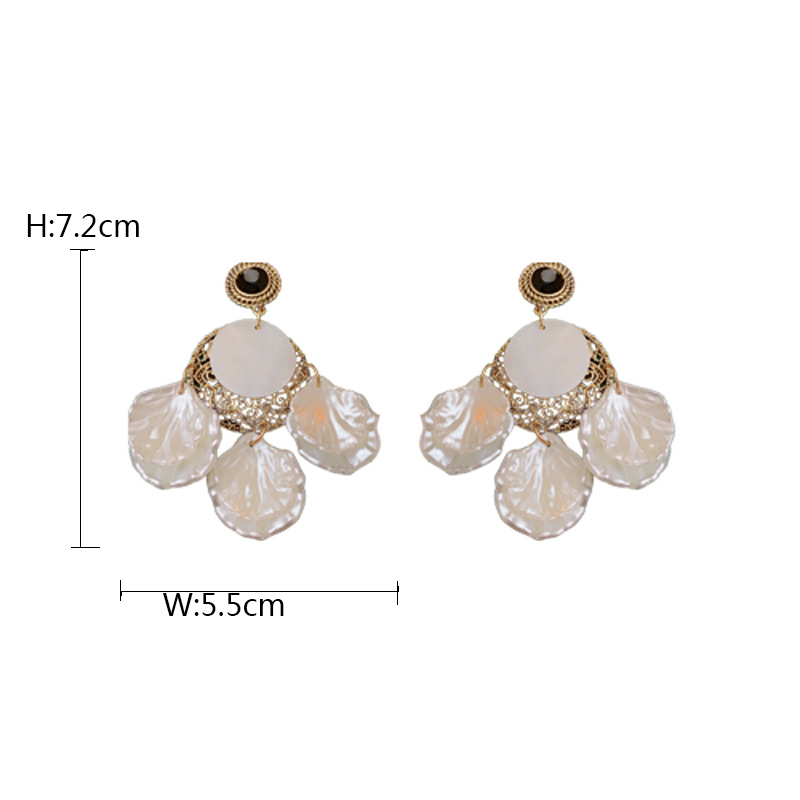 1 Pair Casual Elegant Round Alloy Drop Earrings display picture 8