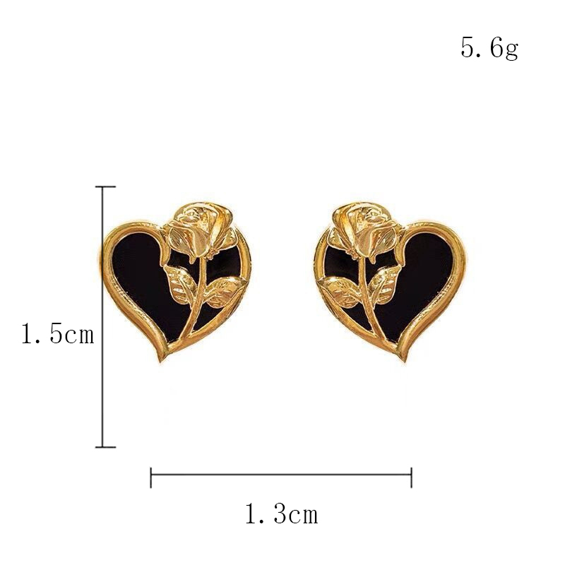 Wholesale Jewelry Elegant Simple Style Shiny Flower Alloy Rhinestones 24k Gold Plated Plating Inlay Ear Studs display picture 32