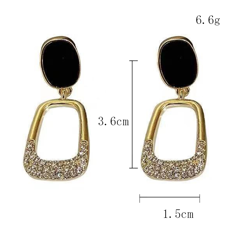 Wholesale Jewelry Elegant Simple Style Shiny Flower Alloy Rhinestones 24k Gold Plated Plating Inlay Ear Studs display picture 44