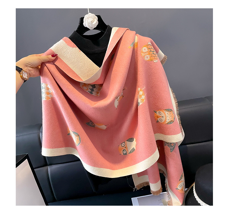 Women's Cute Sweet Owl Polyester Shawl display picture 1
