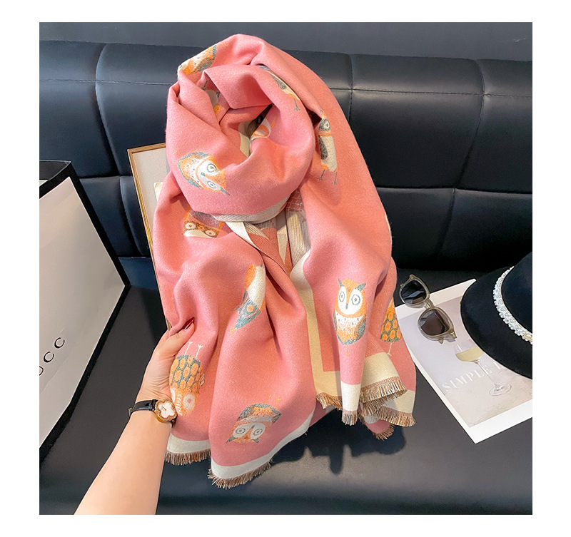 Women's Cute Sweet Owl Polyester Shawl display picture 2