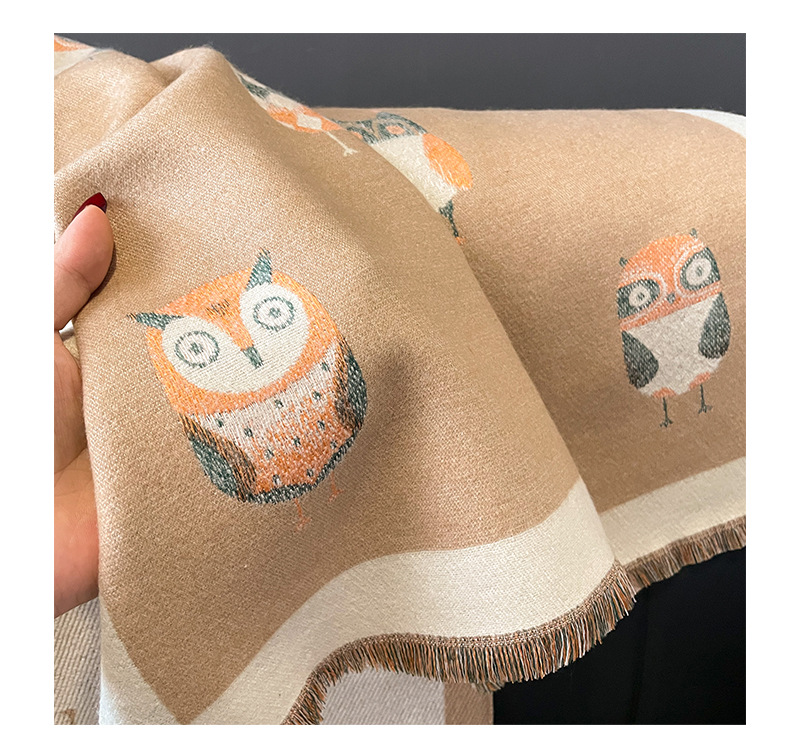 Women's Cute Sweet Owl Polyester Shawl display picture 8