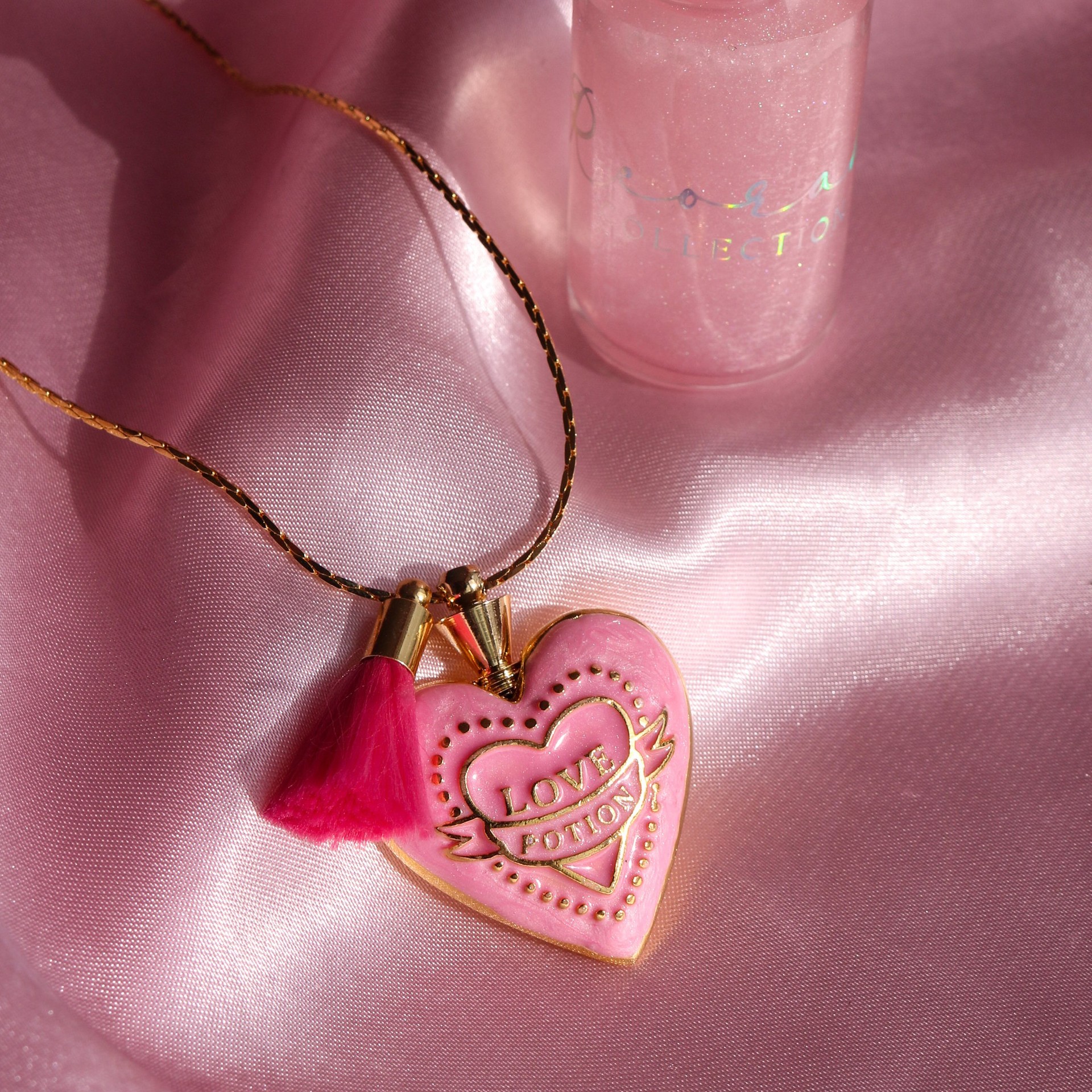 Casual Simple Style Heart Shape Copper 18k Gold Plated Pendant Necklace In Bulk display picture 3