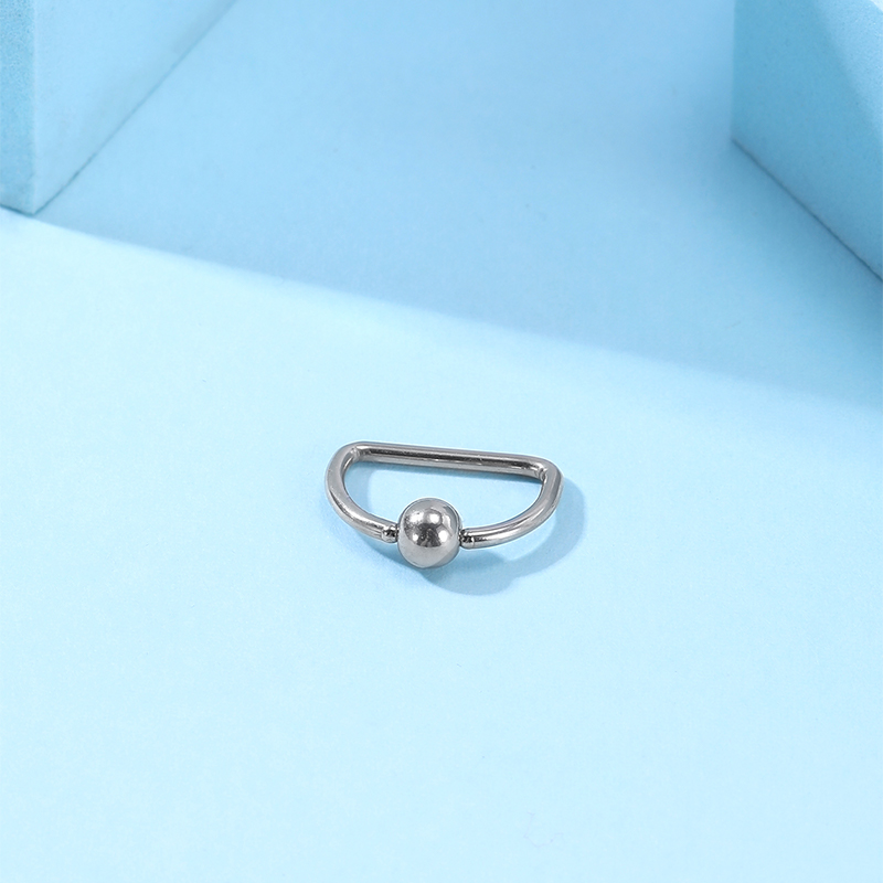 Simple Style Geometric Stainless Steel Nose Ring display picture 2