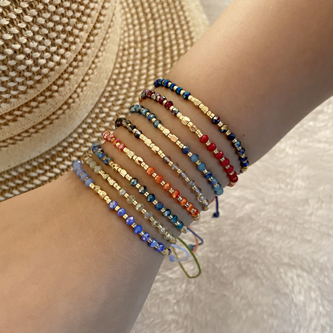 Basic Commute Irregular Artificial Crystal Wholesale Bracelets display picture 1