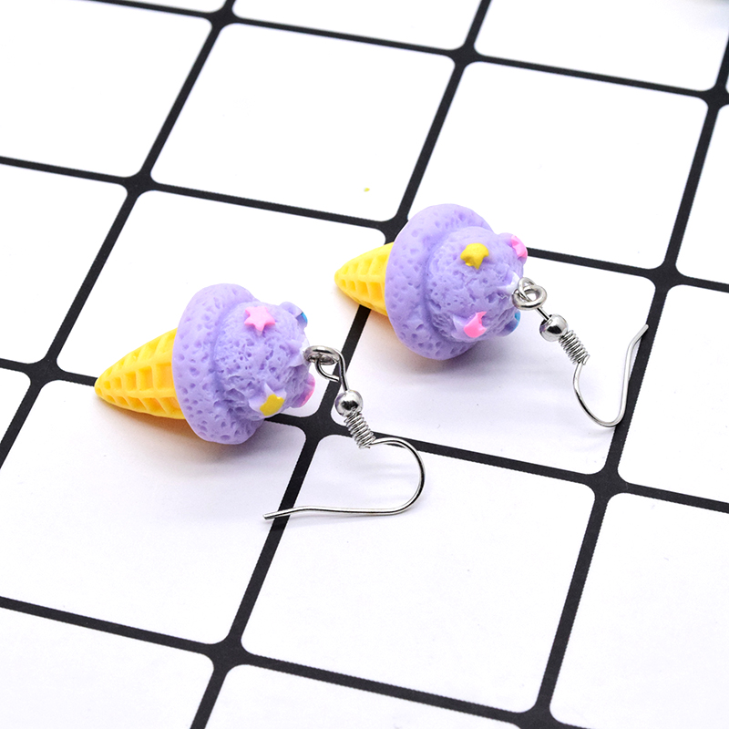 1 Pair Cute Sweet Simple Style Cartoon Resin Drop Earrings display picture 1