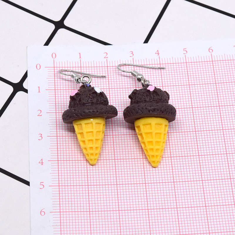 1 Pair Cute Sweet Simple Style Cartoon Resin Drop Earrings display picture 8