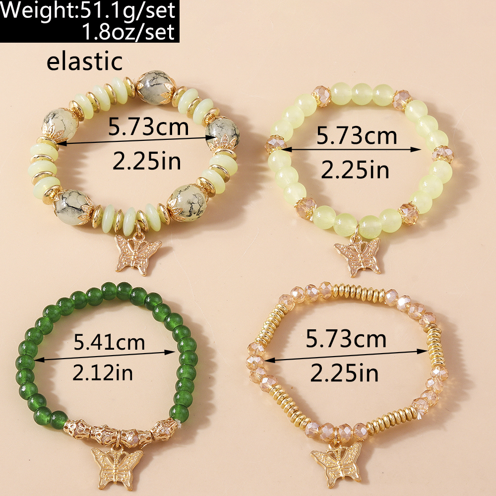 Vacation Streetwear Butterfly Beaded Wholesale Bracelets display picture 16