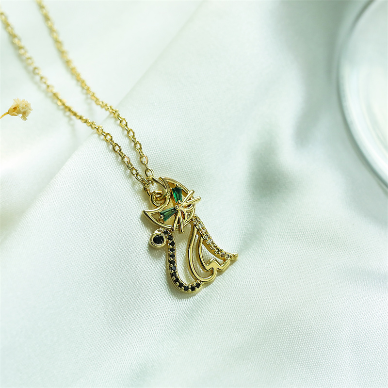 Ig Style Simple Style Tortoise Animal Bird Copper Plating Inlay Zircon Gold Plated Pendant Necklace display picture 7