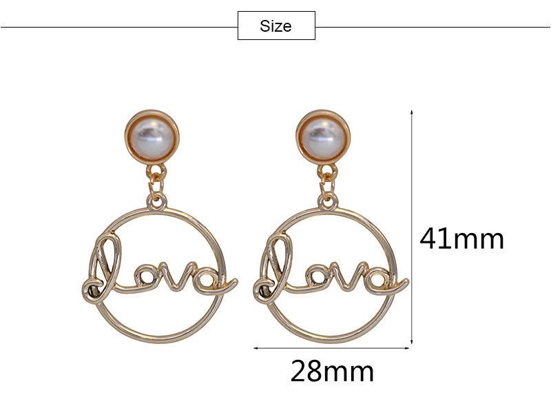 1 Paire Style Simple Star Placage Incruster Perle Artificielle Alliage Perles Artificielles Plaqué Or Boucles D'oreilles display picture 5