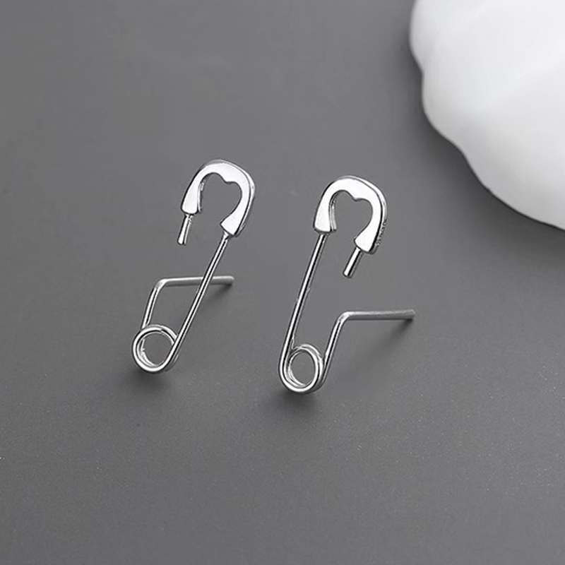1 Pair Lady Paper Clip Water Droplets Skull Plating Inlay Alloy Rhinestones 24k Gold Plated Earrings Ear Studs display picture 20