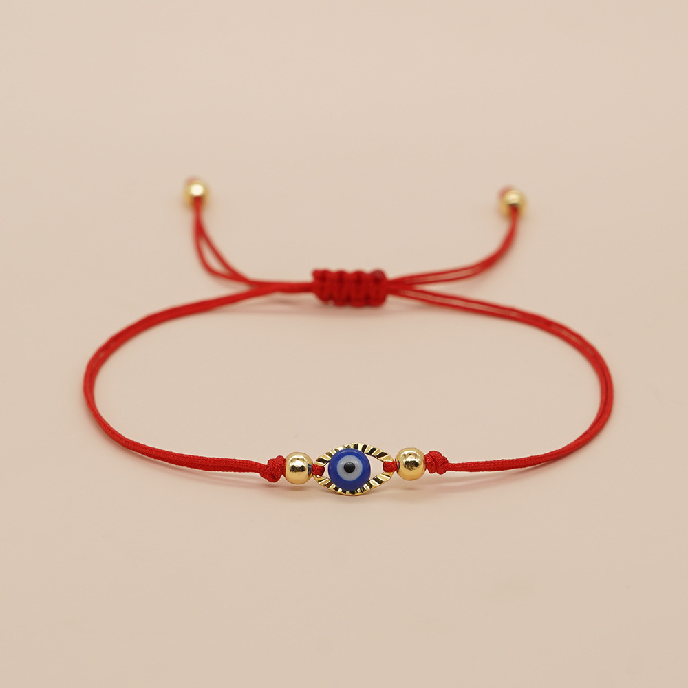 Simple Style Devil's Eye Rope Braid Women's Drawstring Bracelets display picture 6