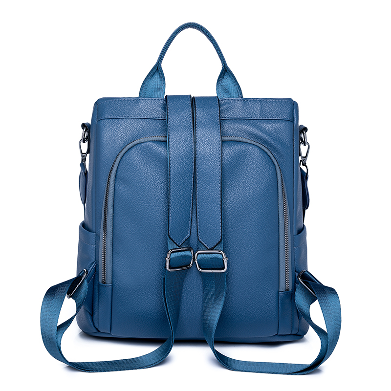Solid Color Holiday Travel Women's Backpack display picture 8
