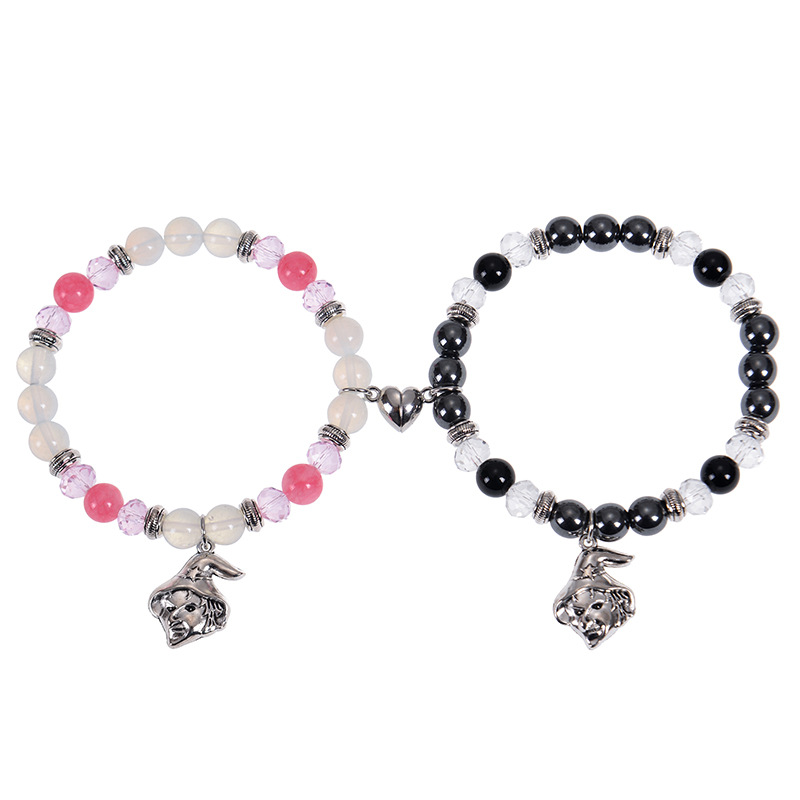 Classic Style Spider Artificial Crystal Agate Metal Beaded Women's Bracelets display picture 6