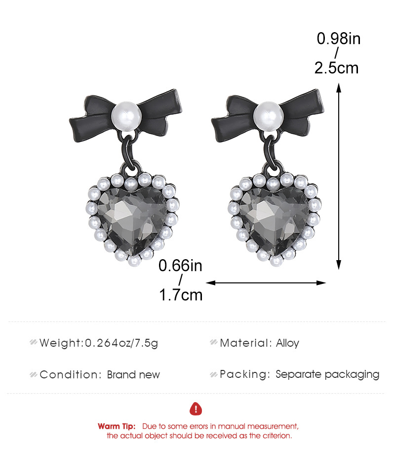 1 Pair Fairy Style Vintage Style Simple Style Heart Shape Alloy Drop Earrings display picture 1