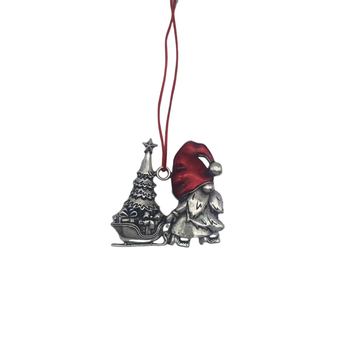 Christmas Christmas Streetwear Santa Claus Alloy Party Festival Hanging Ornaments Decorative Props display picture 1