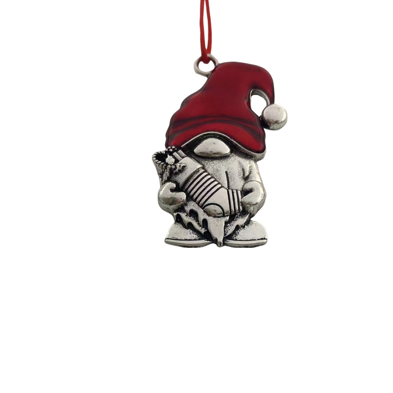 Christmas Christmas Streetwear Santa Claus Alloy Party Festival Hanging Ornaments Decorative Props display picture 5