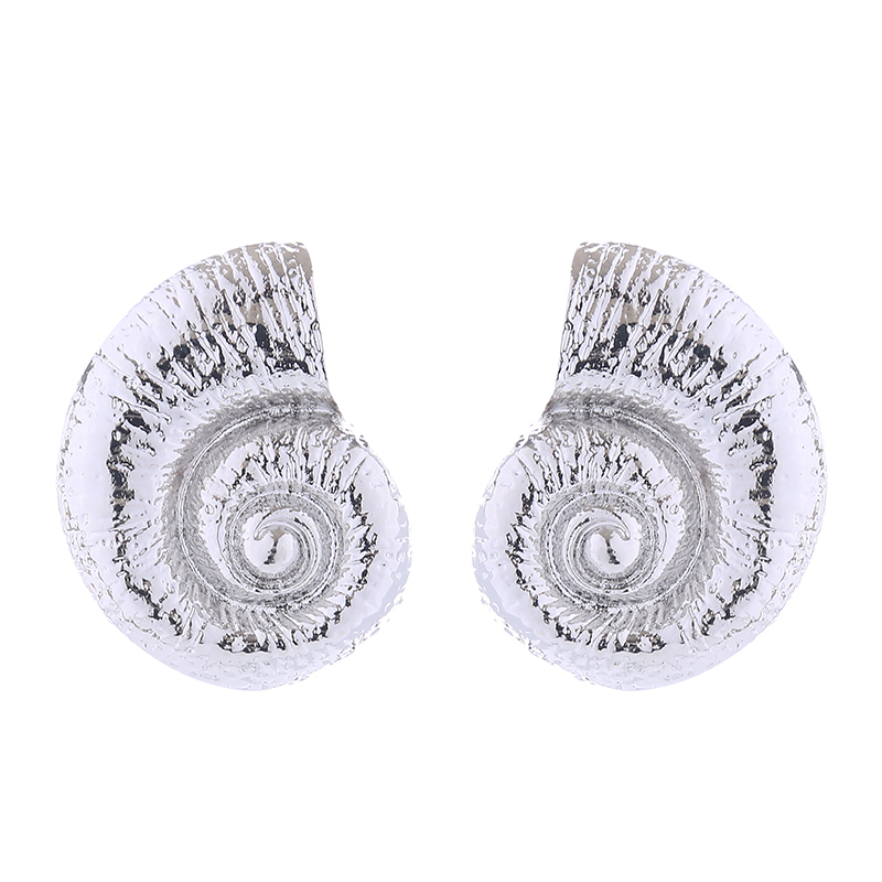 Wholesale Jewelry Vacation Marine Style Beach Conch Alloy Gold Plated Silver Plated Plating Ear Studs display picture 6