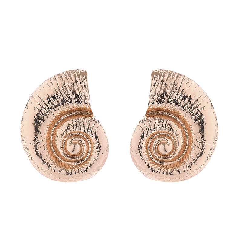 Wholesale Jewelry Vacation Marine Style Beach Conch Alloy Gold Plated Silver Plated Plating Ear Studs display picture 5