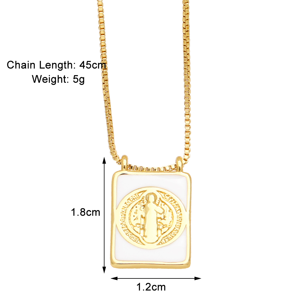 Modern Style Simple Style Crown Copper 18k Gold Plated Pendant Necklace In Bulk display picture 2