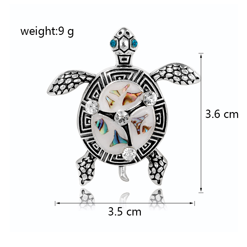 Streetwear Tortoise Animal Dragonfly Alloy Inlay Rhinestones Unisex Brooches display picture 22