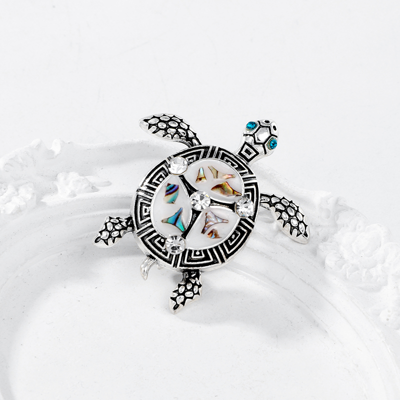 Streetwear Tortoise Animal Dragonfly Alloy Inlay Rhinestones Unisex Brooches display picture 23