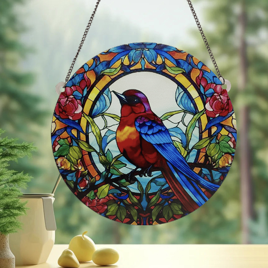Cartoon Style Cute Bird Arylic Pendant Artificial Decorations display picture 1