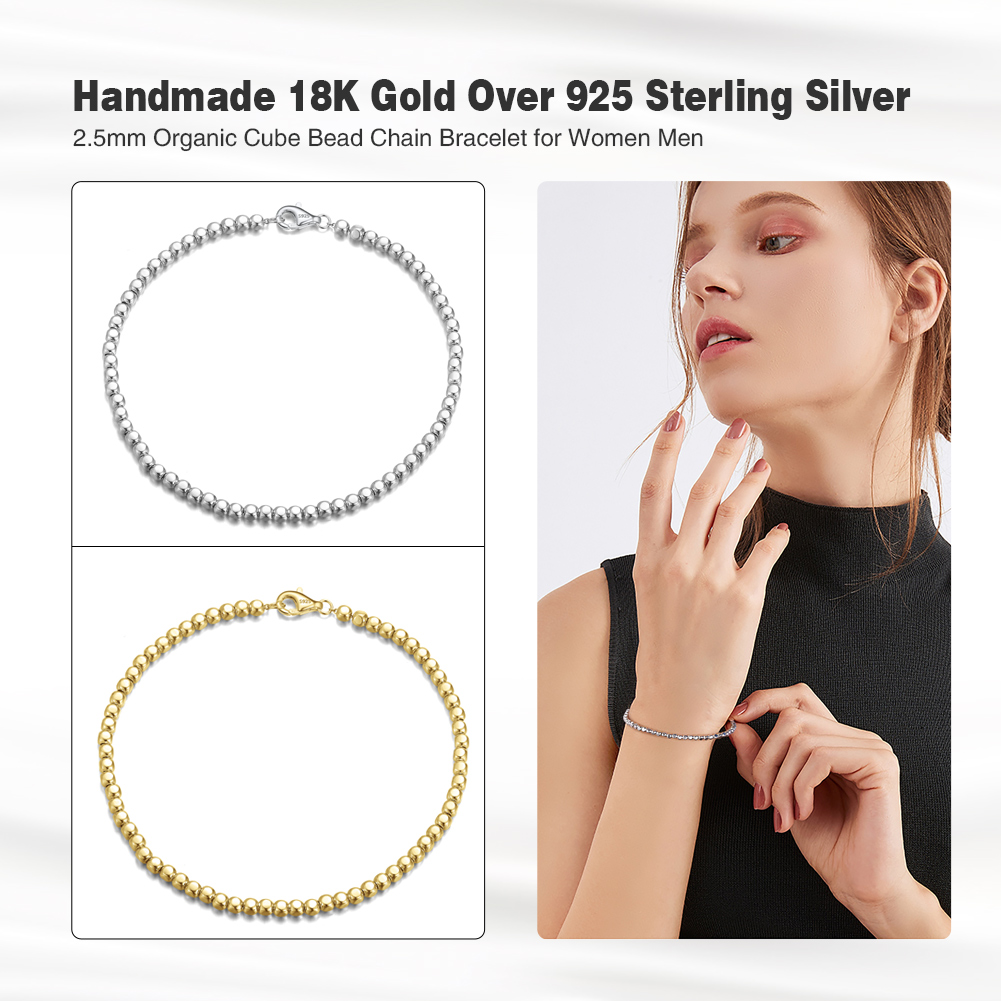 Simple Style Oval Sterling Silver Polishing Stripe Plating 18k Gold Plated White Gold Plated Silver Plated Bracelets display picture 6